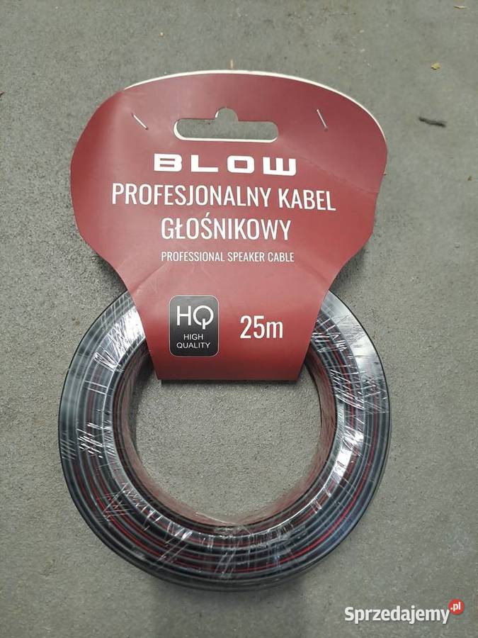 PROFESJONALNY KABEL PRZEWÓD GŁOŚNIKOWY DWUŻYŁOWY Warszawa sprzedam