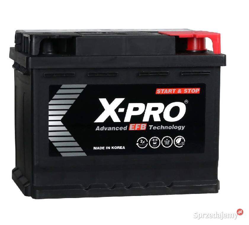 Akumulator XPRO EFB 60Ah 560A EN Prawy Plus Tarnów