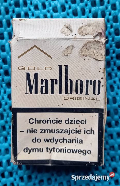 Paczka kolekcjonerska papierosów Marlboro Gold mazowieckie Małkinia Górna