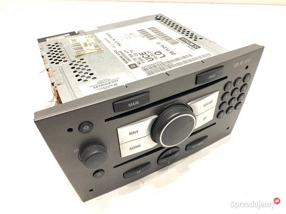 RADIO OPEL VECTRA C 13188477 0209 ODTWARZACZ Sprzęt audio fabryczny