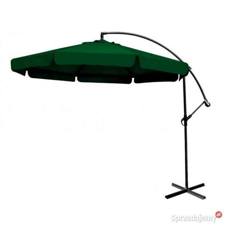 Duży parasol ogrodowy składany 350 zielony Bielsk Podlaski sprzedam