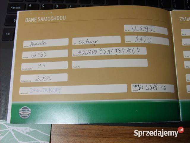 Sprzedam MercedesBenz Klasa A 150 mazowieckie Legionowo
