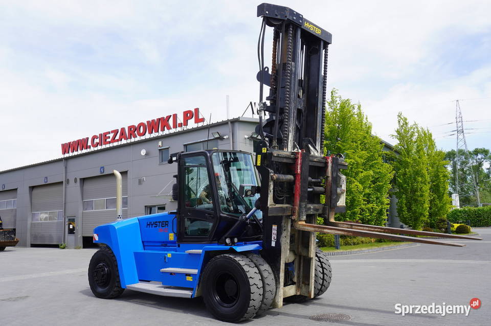 Wózek widłowy HYSTER H16 XM12 udźwig 16 t Zasięg Rok produkcji 2016 Kraków