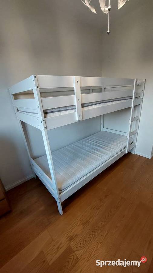 Łóżko piętrowe Mydal IKEA białe Warszawa