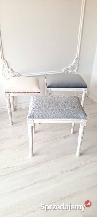 Stylowa pufa podnóżek stołek taboret Medalion 37cm sprzedam