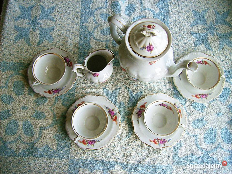 Zestaw kawowy Wałbrzych porcelana z PRLu z lat Porcelana i szkło Porąbka sprzedam
