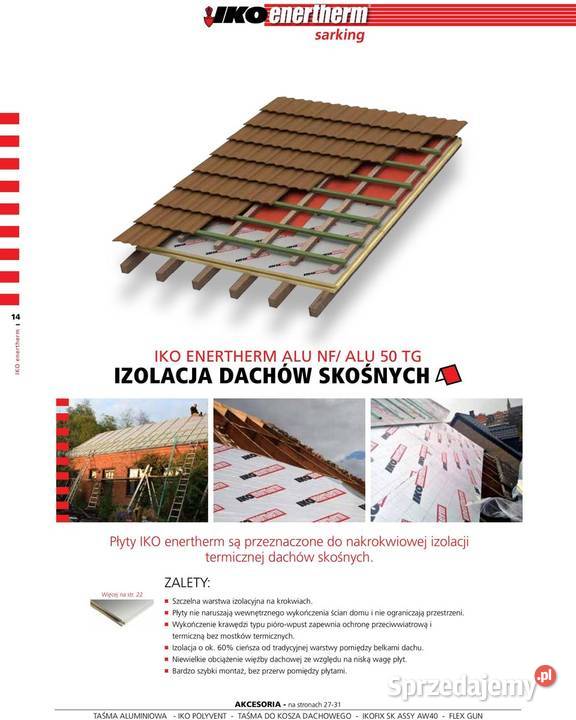 Płyty PIR ENERTHERM ALUnajlepsza termoizolacja Nisko sprzedam