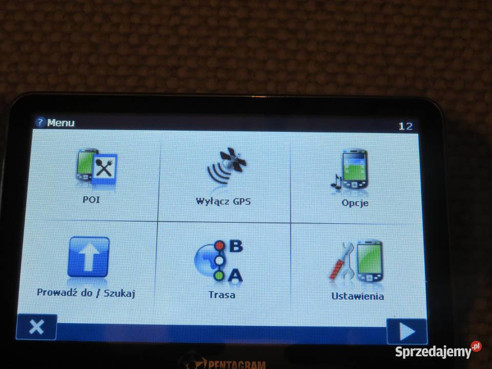 nawigacja z mapą polski i filmami dzieci Elektronika Gdańsk