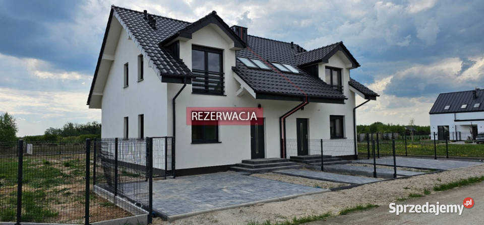 Nowy Dom 1038m w zabudowie dwulokalowej bliźniak Konarskie sprzedam