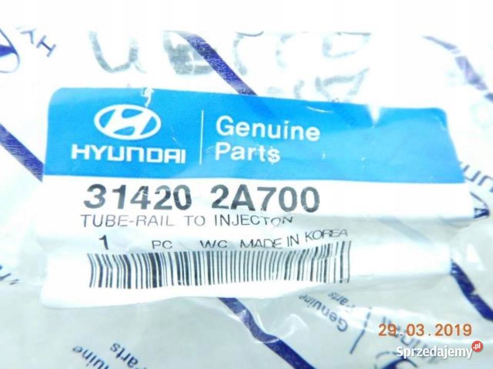 PRZEWÓD PALIWA WTRYSKÓW HYUNDAI I20 09
