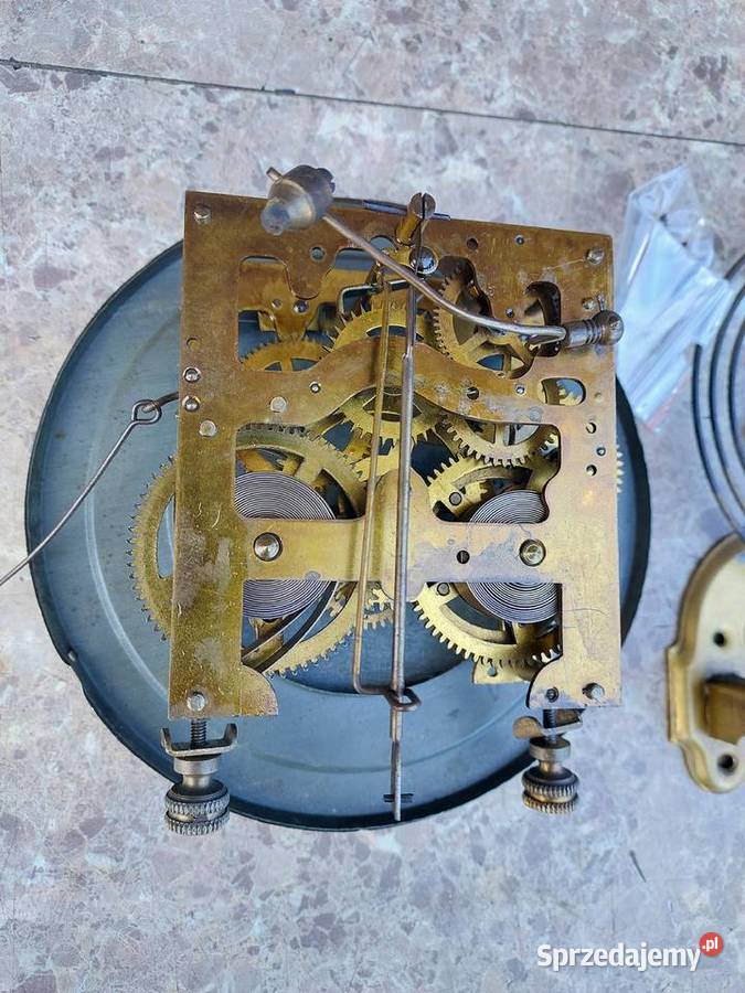 142 Zestaw mechanizm starego małego zegara Tczew sprzedam