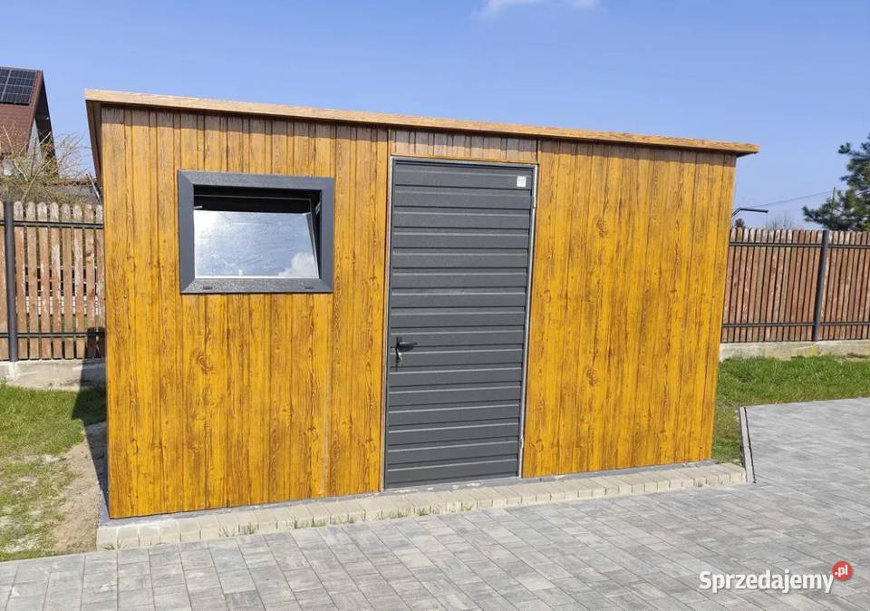 Garaż Blaszany Drewnopodobny ZŁOTY DĄB Garaże wielkopolskie sprzedam
