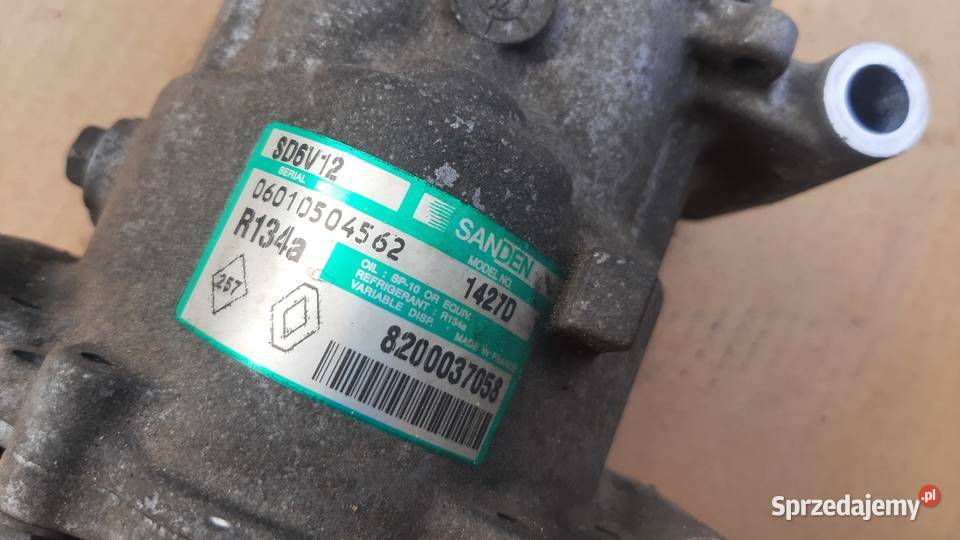 sprężarka klimatyzacji renault clio II thalia dolnośląskie Dębno sprzedam