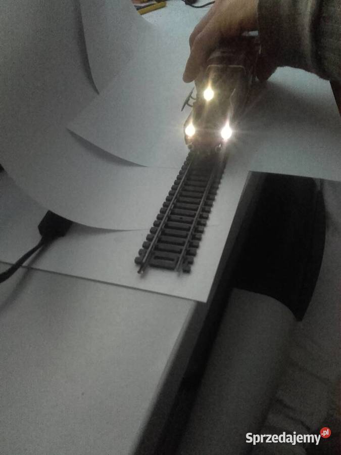 Lokomotywa parowóz DB 98 003 z tandemem i Będzin