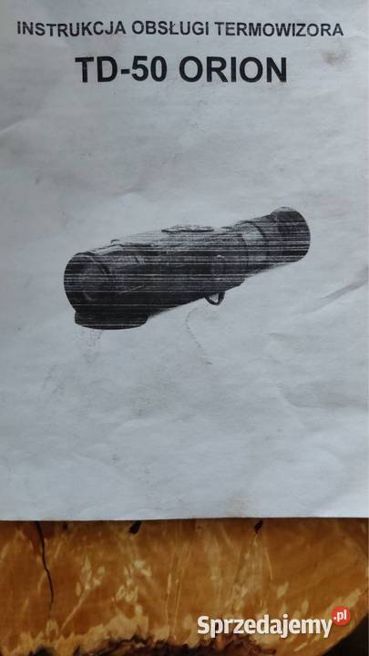 Sprzedam celownim termowizyjny TD50 Orion podkarpackie Sokołów Małopolski