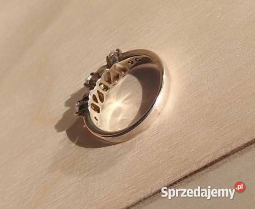 Pierścionek obrączka srebro 925 161 mm Cieszyn