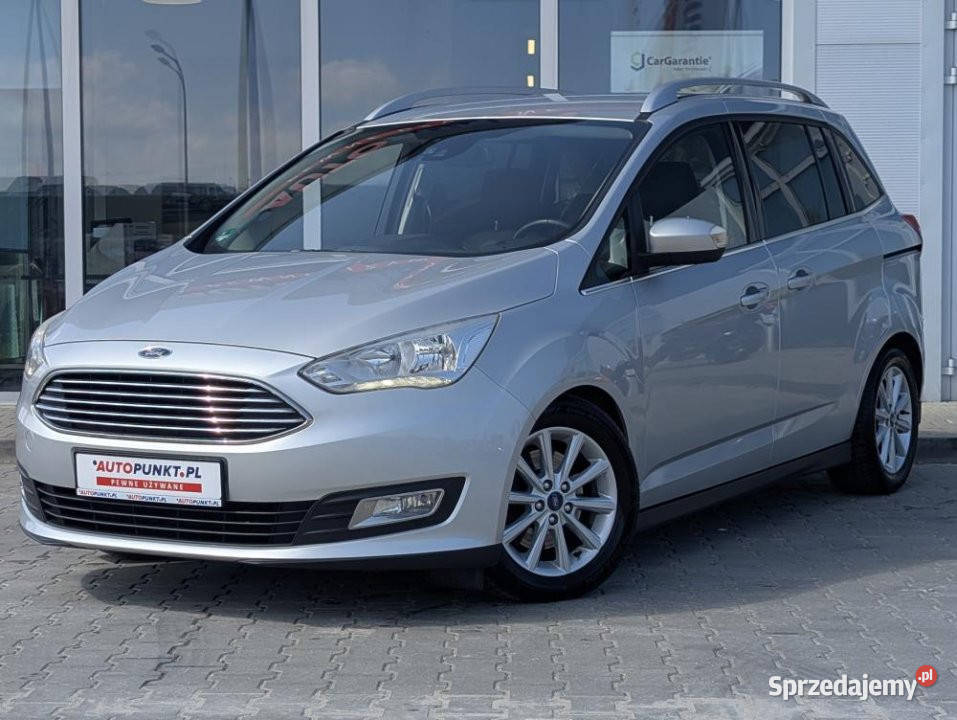 FORD Grand C 2017r Pakiet Zima CarPlay Czujniki nieuszkodzony Gdańsk