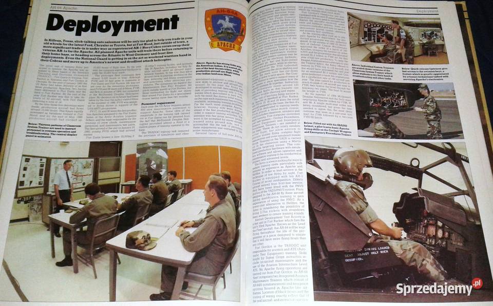 AH64 Modern fighting aircraft Dough Richardson Chełm