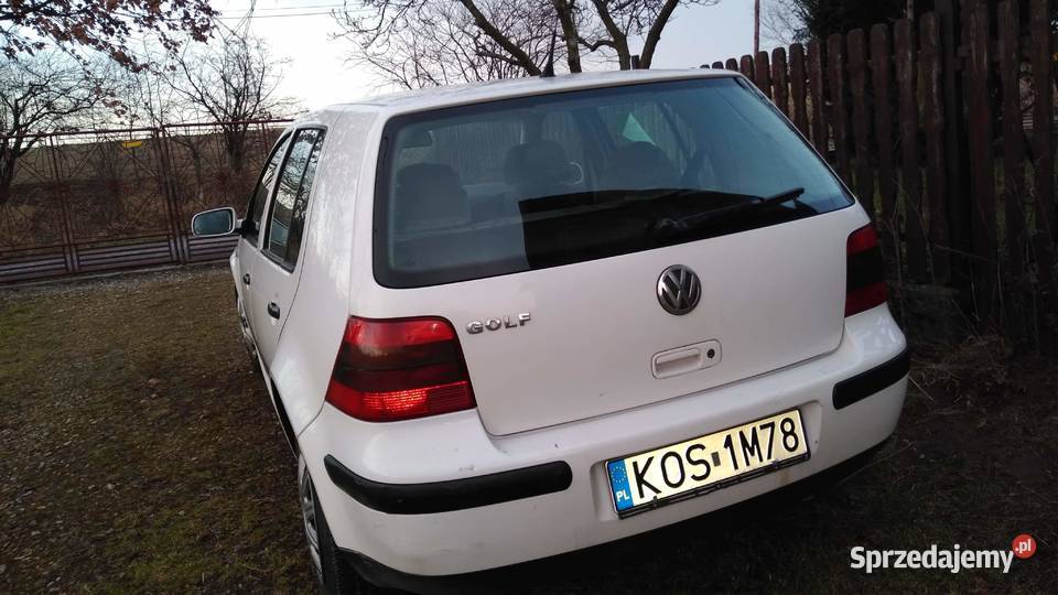 Sprzedam Golf IV 14 16V benzyna biały Bulowice sprzedam