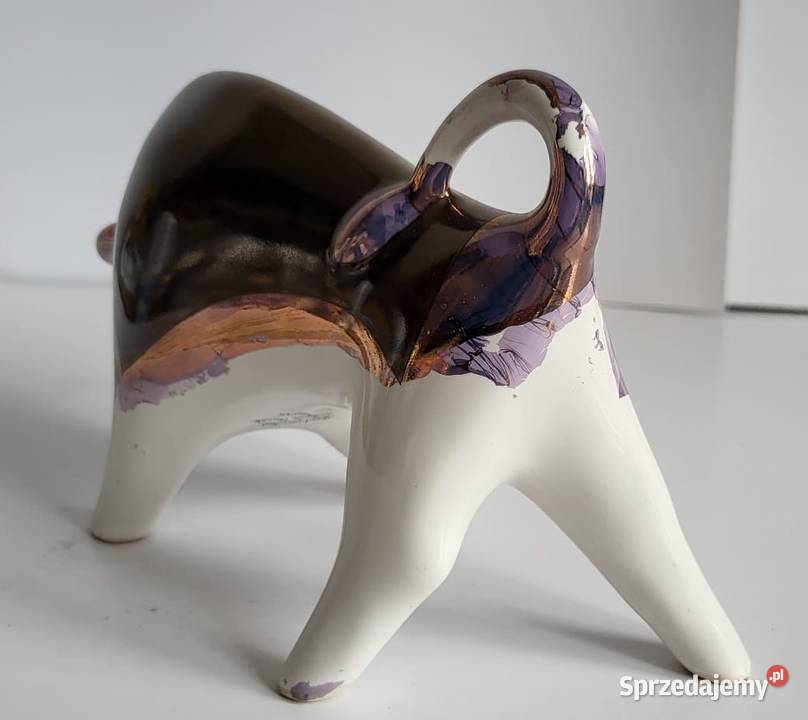 BYK Znak zodiaku Figurka Byczek ceramiczny Sierakowice