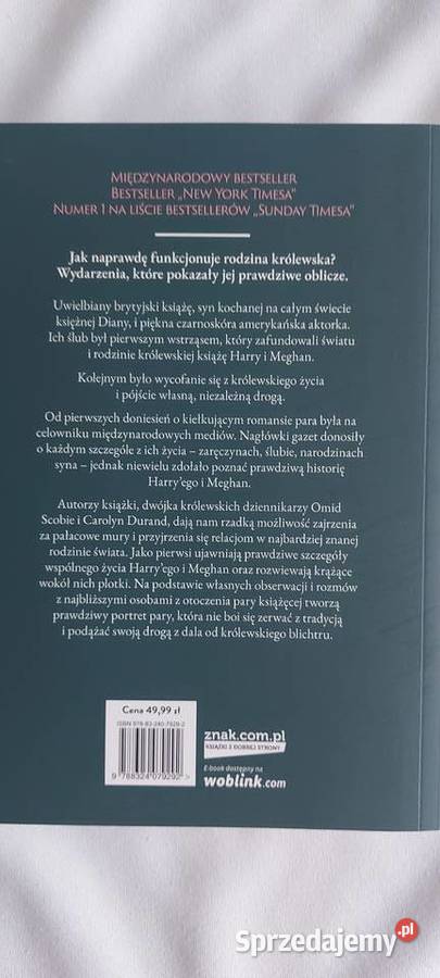 Harry i Megan chcemy być wolni Omid Scobie życie codzienne, obyczaje Tychy
