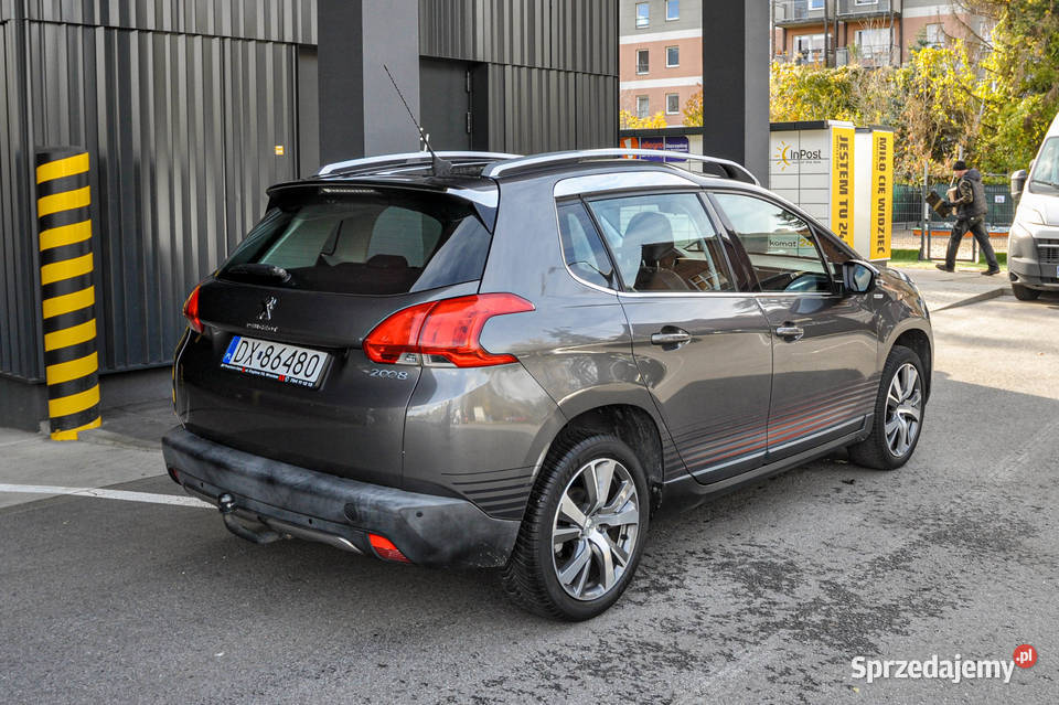 Peugeot 2008 Skóry 2015 r Bezwypadkowy benzyna