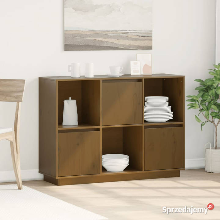Szafka miodowy brąz 1105x35x80 lite drewno Warszawa