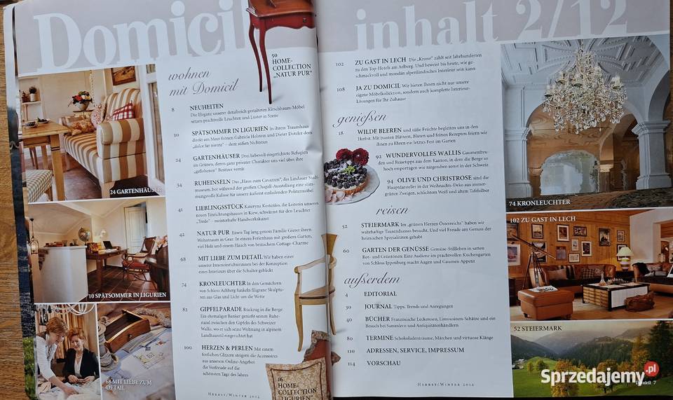 Domicil Das Magazin fur mediterrane Lebensart Kraków sprzedam