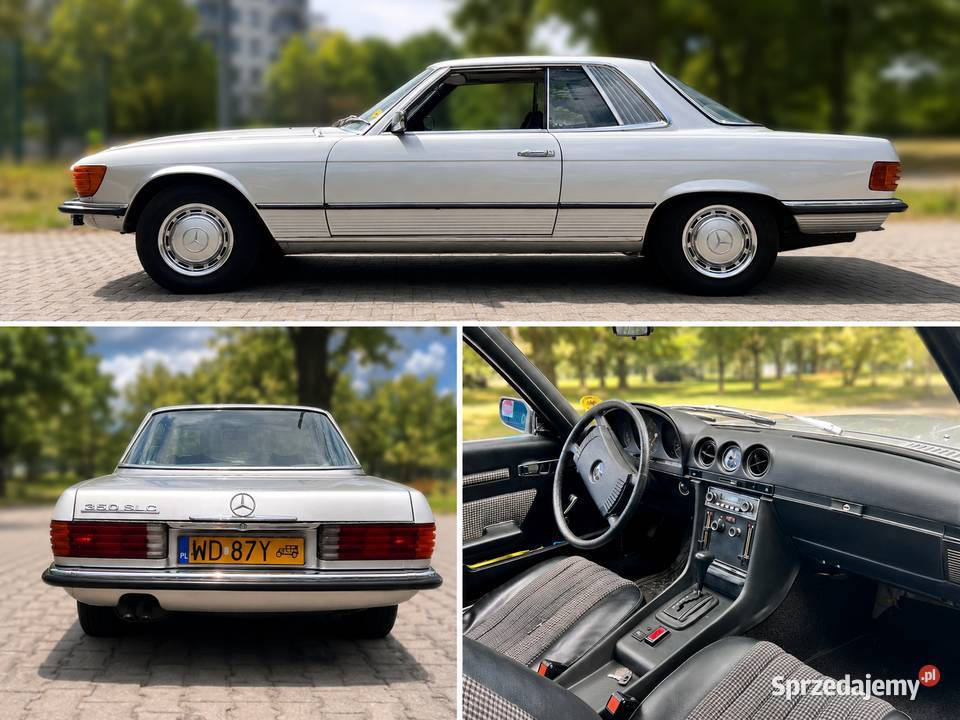 MercedesBenz 350 SLC C107 V8 35 1971 Europejska benzyna sprzedam