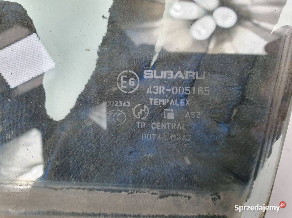 SZYBA DRZWI LEWY TYŁ SUBARU IMPREZA Pozostałe Lipno sprzedam
