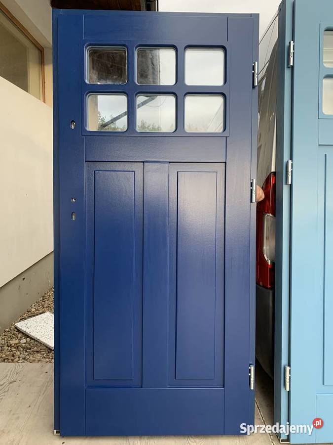 Drzwi zewnętrzne ocieplane sosnowe góralskie Bobrowo