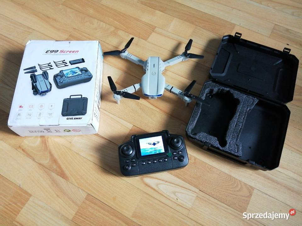 Dron z ekranem E99Pro 8k HD podwójny aparat WIFI Warszawa