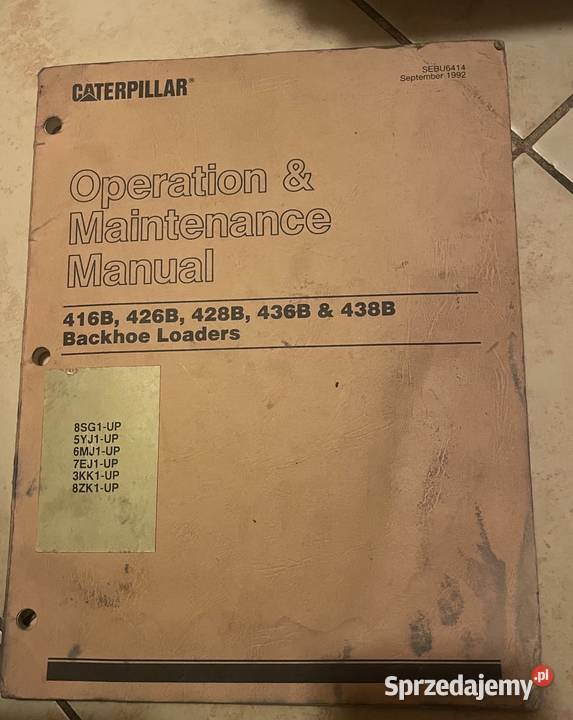 Instrukcja obsługi i konserwacji Biczyce Górne