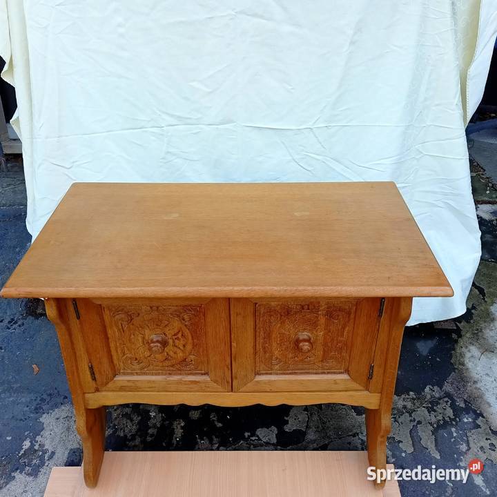 Szafka Stojąca Drewniana Stylowa Meble Drewniane