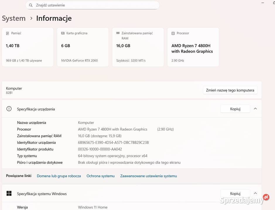 Lenovo Legion 5 Żywiec