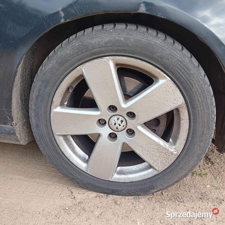 Koła Alufelgi Passat B6 Audi 5x112 et47 r17 kujawsko-pomorskie Jabłonowo-Zamek