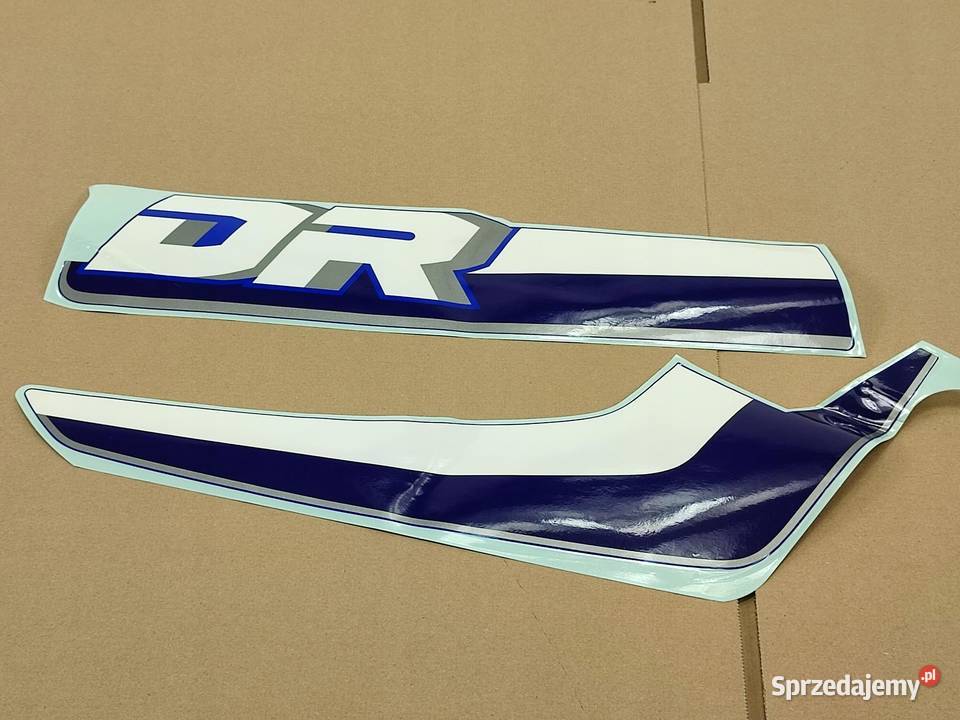 NAKLEJKI NA BAK LEWA STR SUZUKI DR800S 1990 NOWE lubelskie