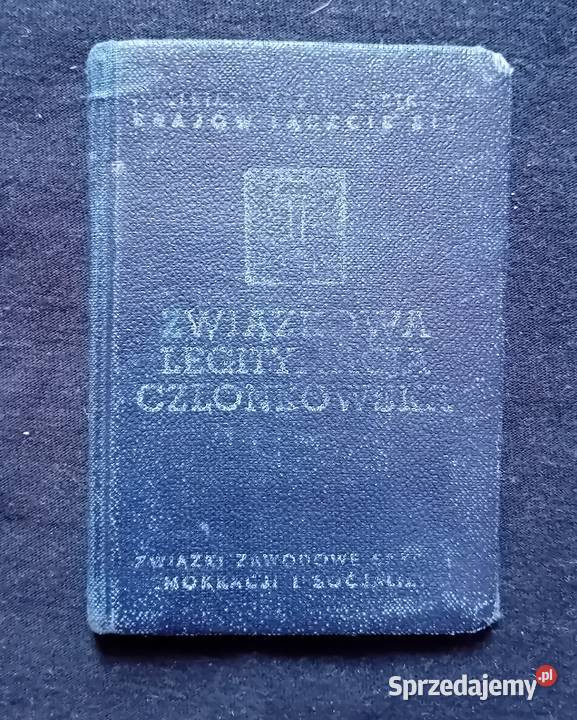 Legitymacja Związku Zawodowego Górników 1956 r Koźminek sprzedam