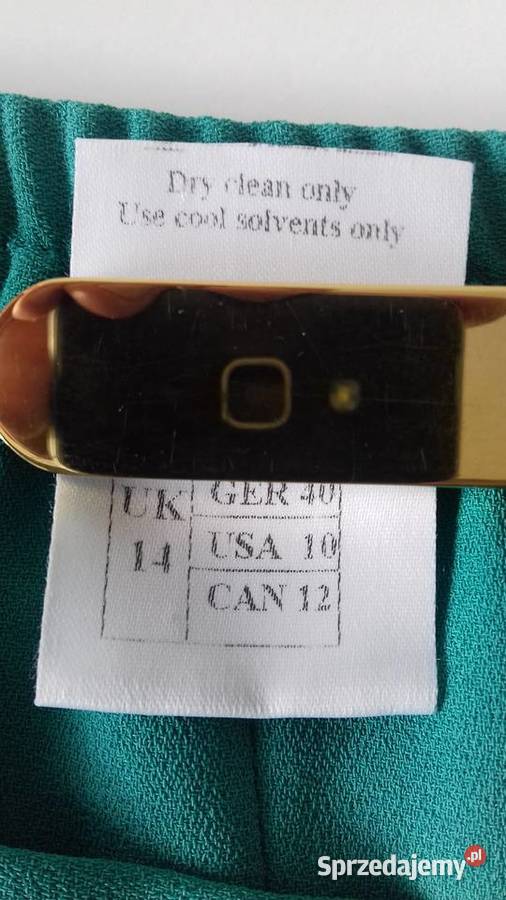 Spódnica zielona do kolan do sprzedania Kraków