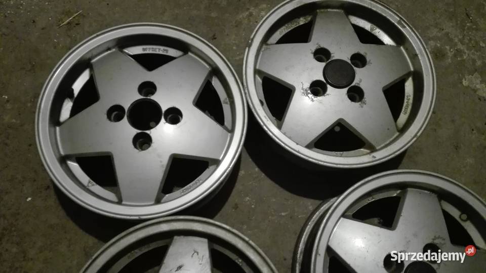 Alufelgi felgi 13 fiat polonez 4x98 caro alu mazowieckie Suskowola