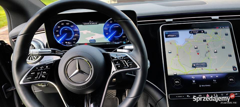 Mercedes EQS 450Pneumatyka1WłOś skrętna ASO EQS mazowieckie Warszawa