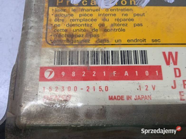 SENSOR AIRBAG 1523002150 Subaru Impreza I sprzedam