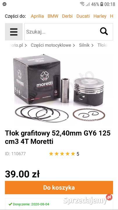 Skuter Rex 125 cmm katB Nowogrodziec