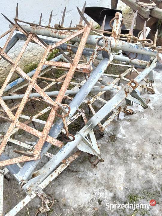 Sprzedam brony 4 ciężkie składane Solidna rama Huta Koszary