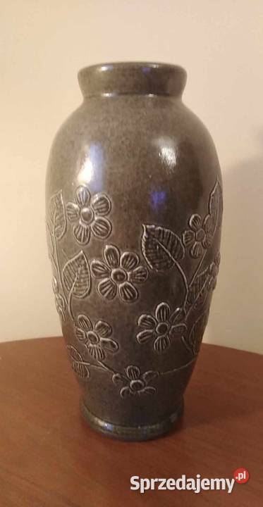 Duży Wazon Ceramiczny Sygnowany Niemirowski lata Porcelana i szkło Wałbrzych