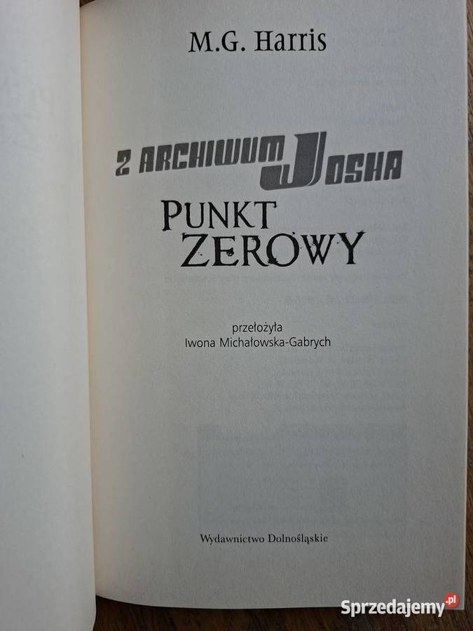 Punkt zerowy MG Harris małopolskie Kraków