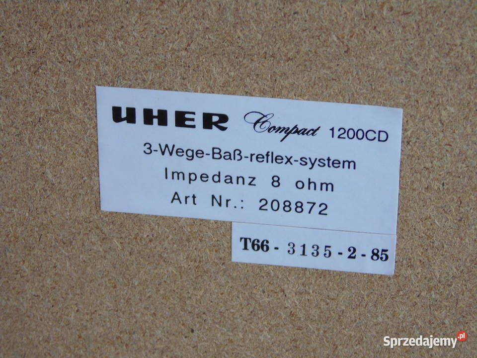 Kolumny Uher Compact 1200 CD WYSYŁKA