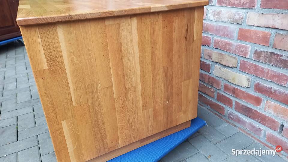 Szafka RTV Komoda drewniana dębowa Szafka pod zachodniopomorskie Gawroniec