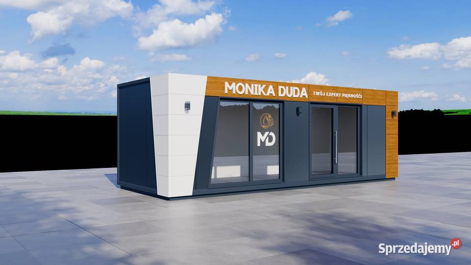 Kontener Biurowy Handlowy Usługowy Pawilon z wc Lokale użytkowe