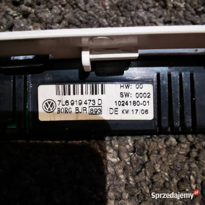 WYŚWIETLACZ PDC PRZÓD 7L6919473D VW TOUAREG Pozostałe Pozostałe